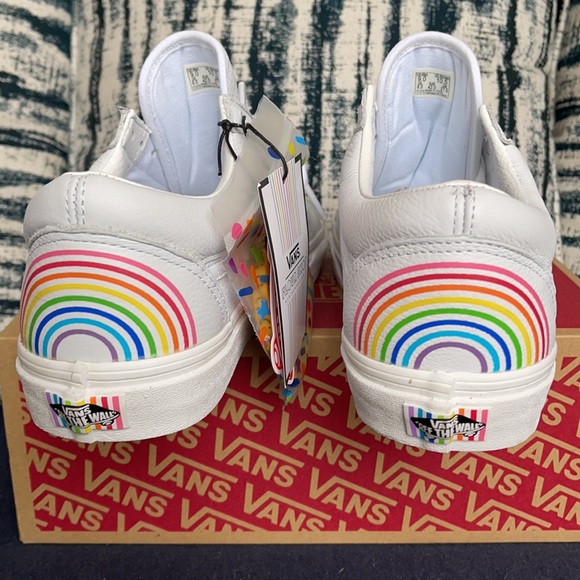 Vans Old Skool Flour Shop Rainbow/True White WMNS - Picture 14 of 16